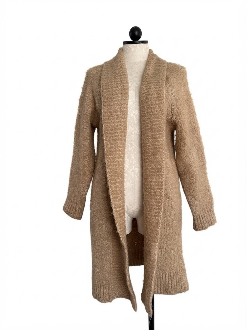 Anthropologie Lilla Womens Sweater Cardigan Long Relaxed Oversized Small Wool